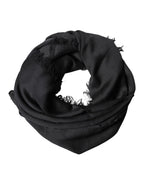 Black Lace Stole Neck Wrap Shawl Scarf