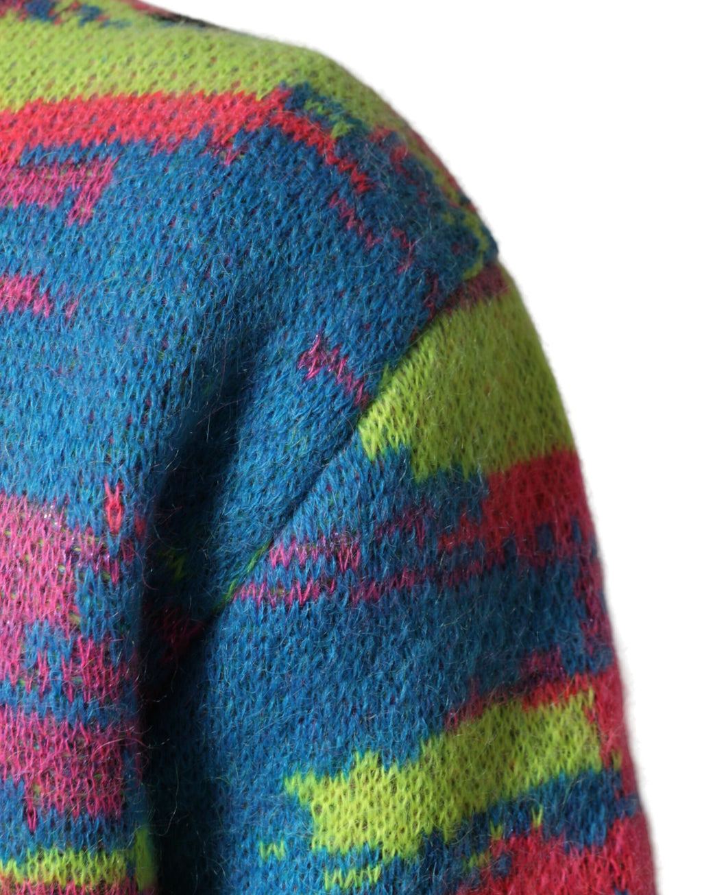 Multicolor Men Crew Neck Pullover Sweater