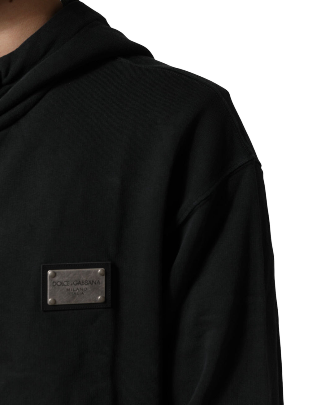 Black Full Zip Hooded Men Sweatshirt Sweater