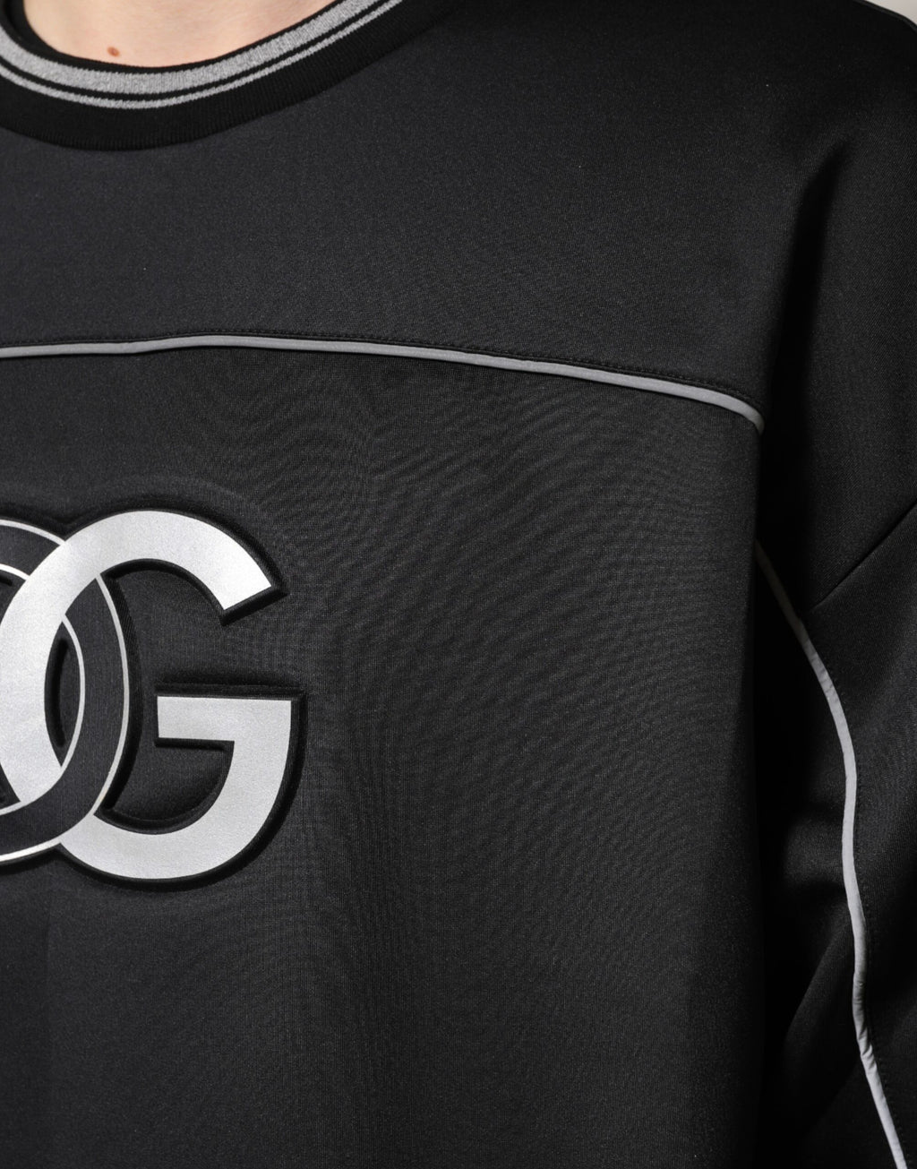 Black DG Logo Crew Neck Sweatshirt Sweater