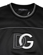 Black DG Logo Crew Neck Sweatshirt Sweater