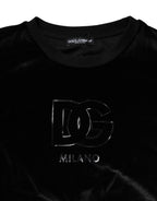 Black DG Logo Crew Neck Sweatshirt Sweater