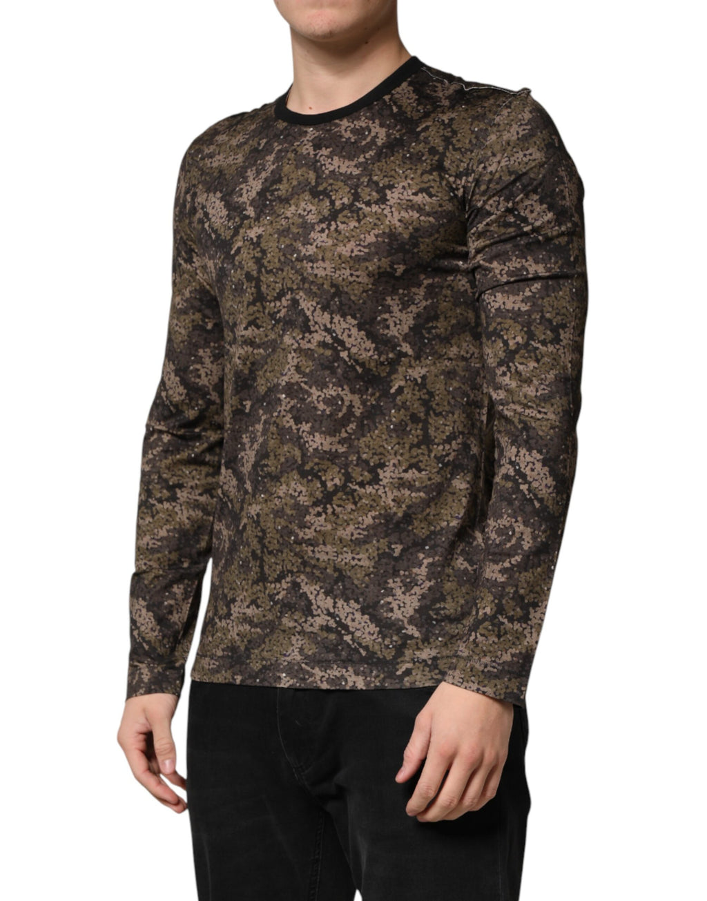 Multicolor Camouflage Long Sleeves T-shirt