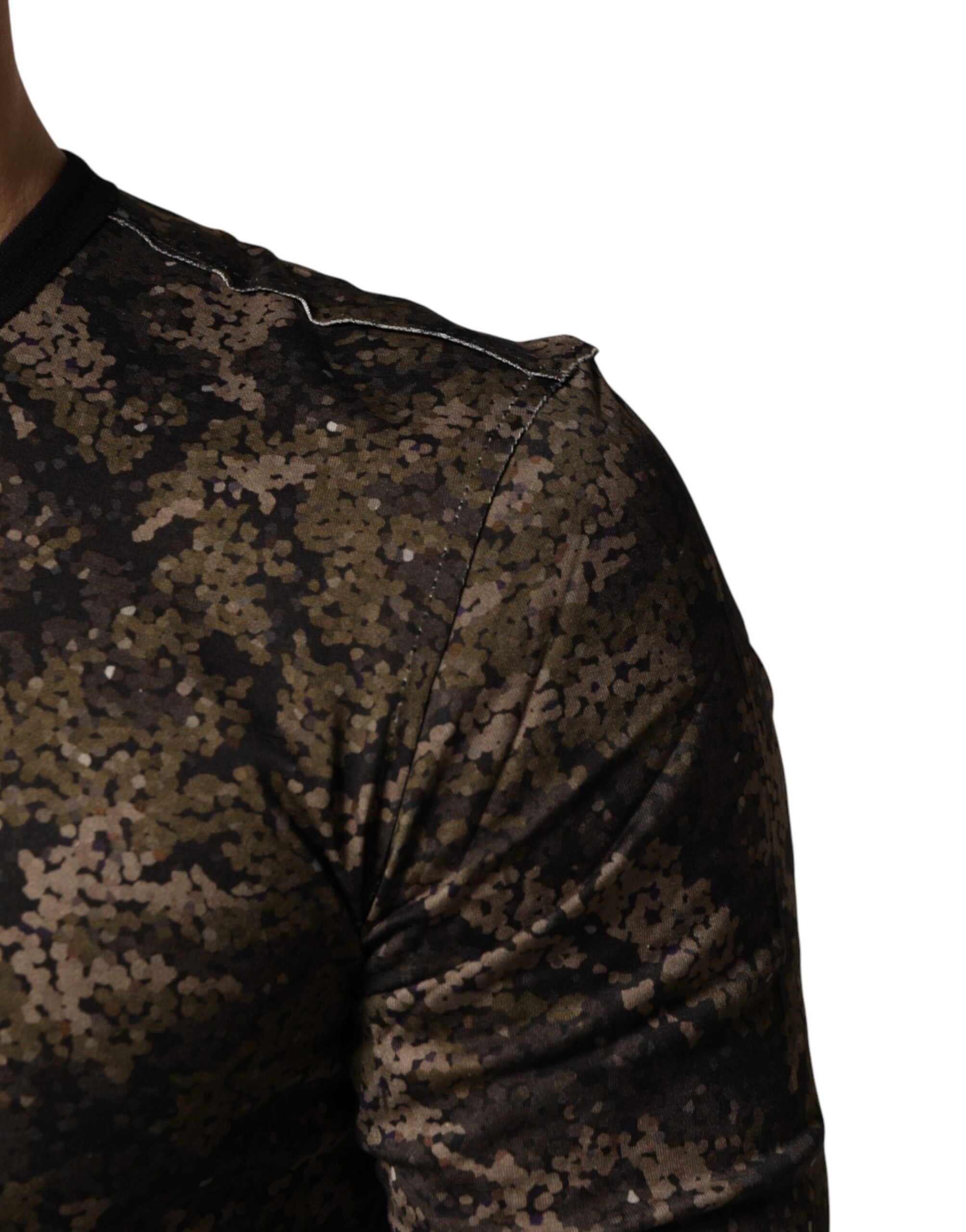 Multicolor Camouflage Long Sleeves T-shirt