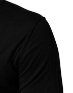 Black Cashmere V-Neck Men Pullover Sweater