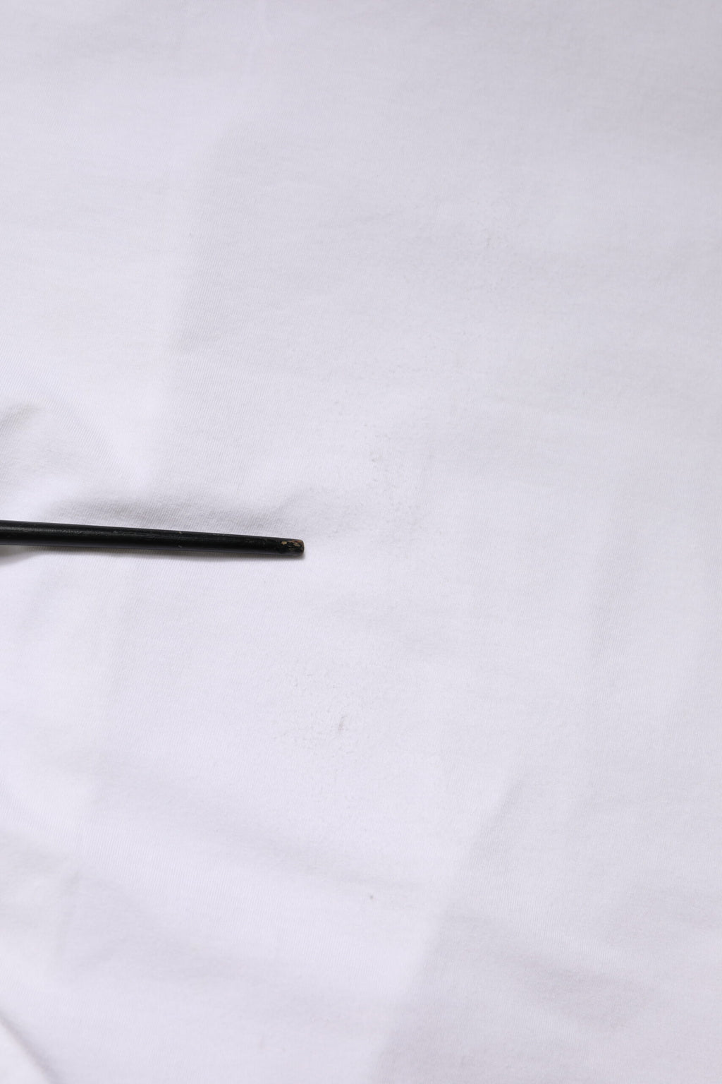 White Cotton Deep V-Neck Underwear Tee T-shirt