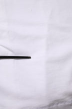 White Cotton Deep V-Neck Underwear Tee T-shirt