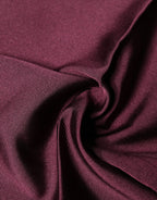 Maroon Logo Silk Square Handkerchief Scarf