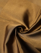Brown Logo Silk Men Square Handkerchief Scarf