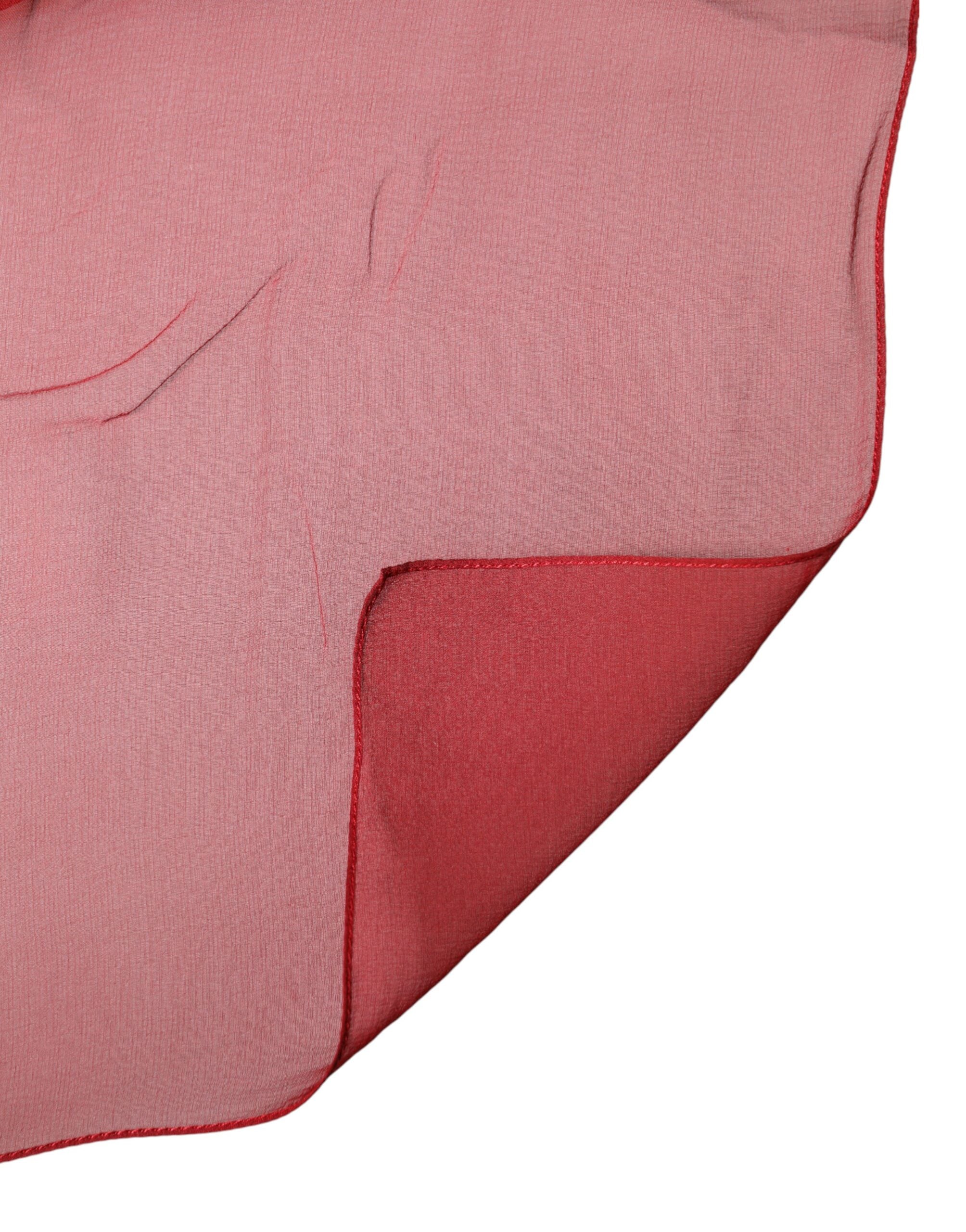 Red Stole Silk Neck Wrap Shawl Men Scarf