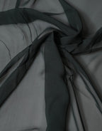 Dark Green Stole Silk Neck Wrap Shawl  Scarf