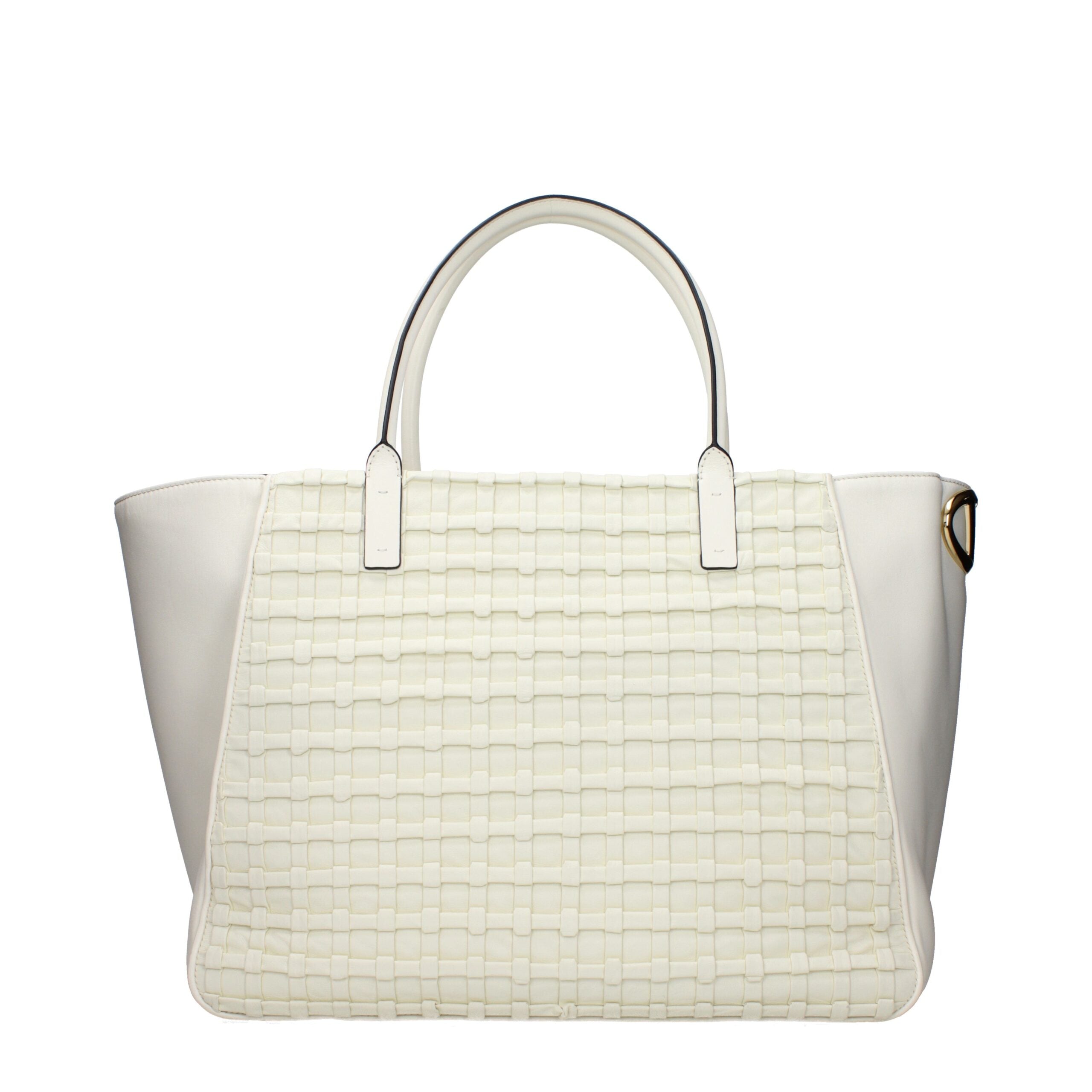 Beige Leather Handbag