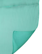 Green Stole Silk Neck Wrap Shawl Scarf