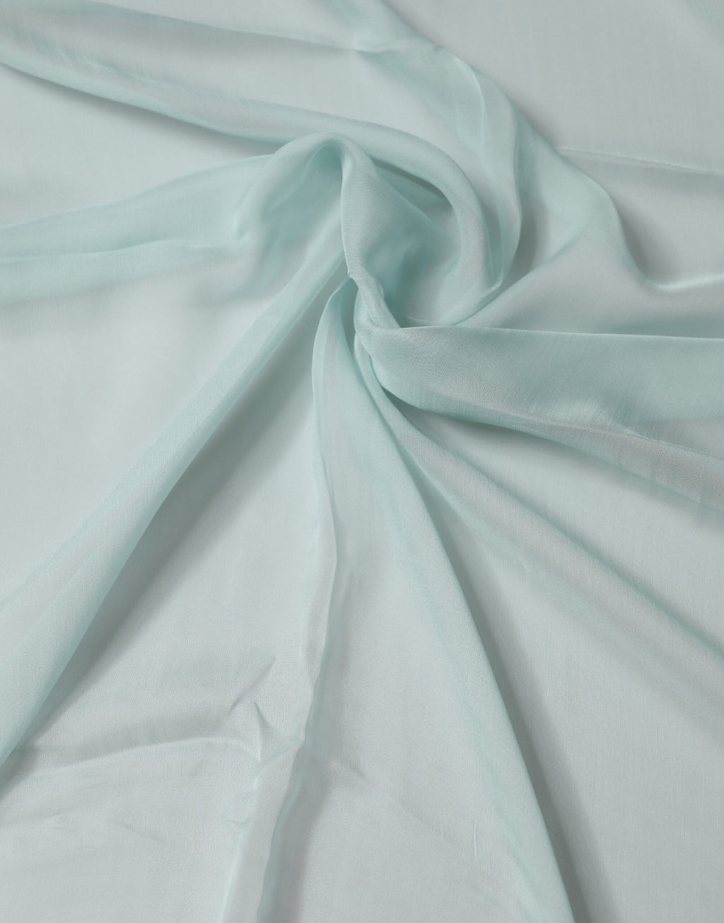 Light Teal Silk Stole Neck Wrap Shawl  Scarf
