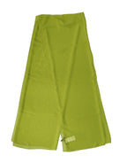 Green Polyester Stole Neck Wrap Shawl  Scarf