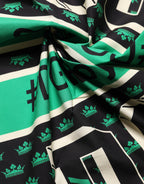 Multicolor #DGRoyals Square Foulard 50.5cm x 50cm Scarf