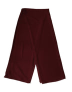 Maroon Silk Stole Neck Wrap Shawl Men 200cm x 130cm  Scarf