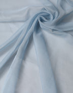 Light Blue Silk Stole Neck Wrap Shawl 200cm x 130cm Scarf