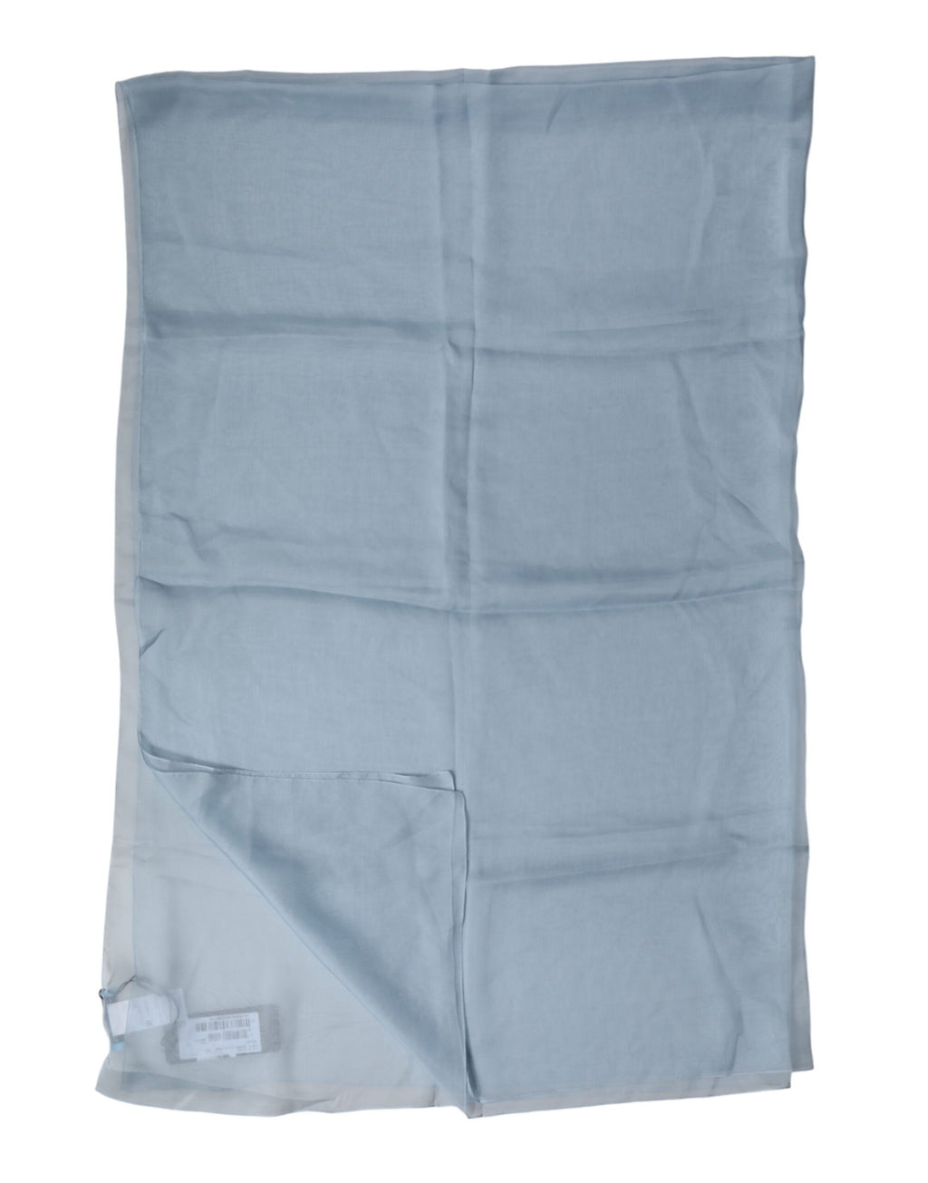 Light Blue Silk Stole Neck Wrap Shawl 200cm x 130cm Scarf