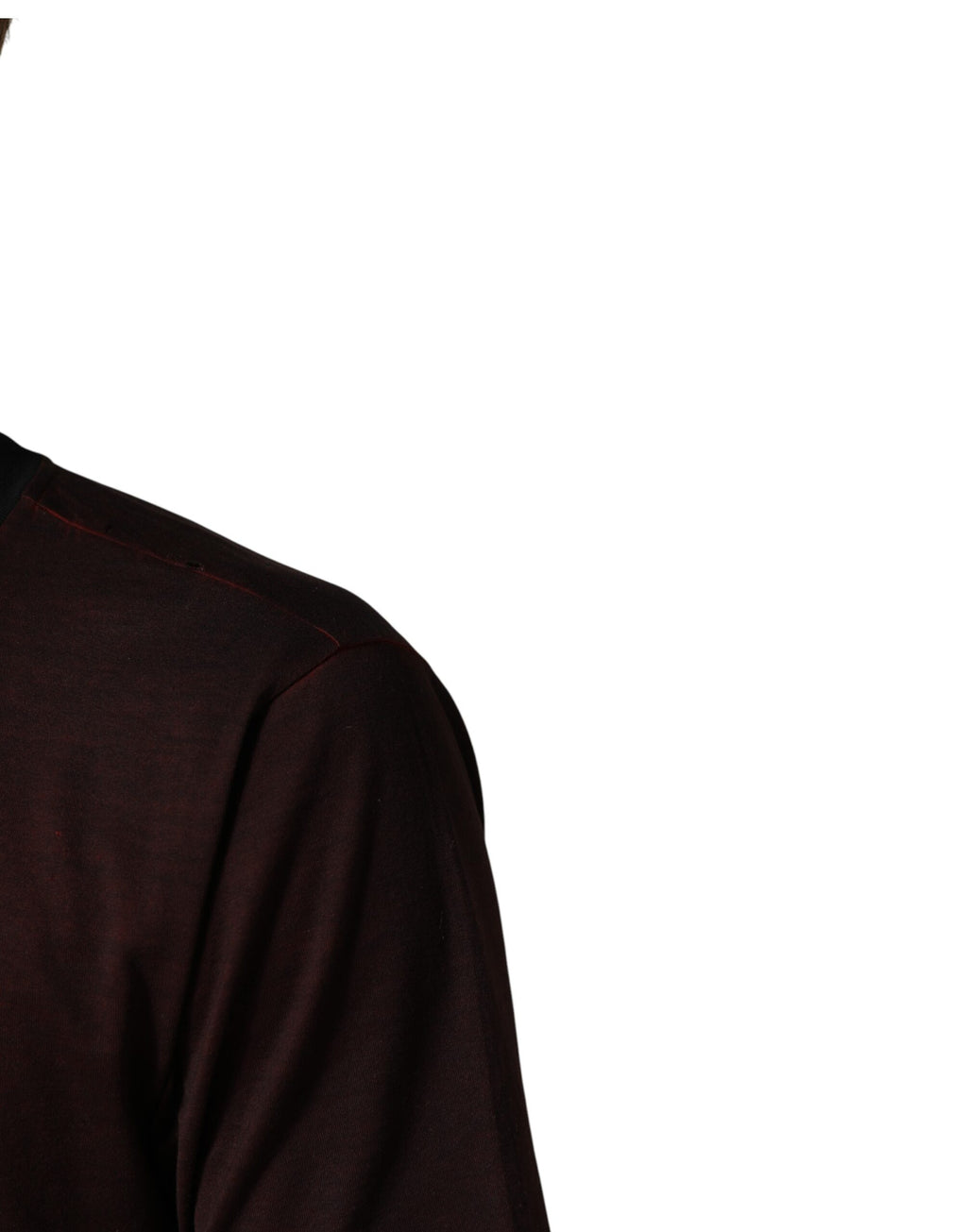 Maroon DG Crown Cotton Crew Neck Men T-shirt