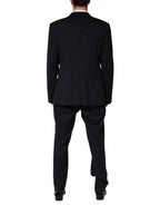 Blue MARTINI Double Breasted 2 Piece Suit