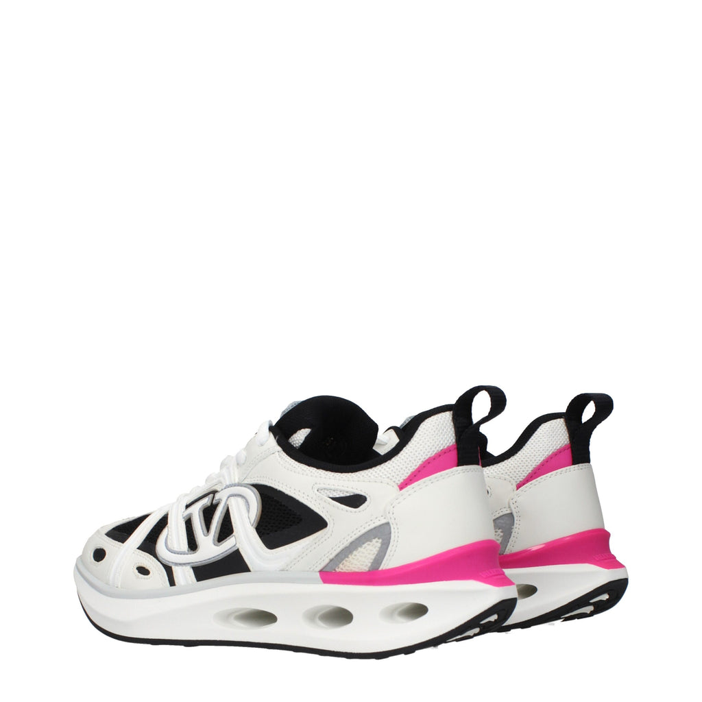 Blue Fabric Athletic Sneakers