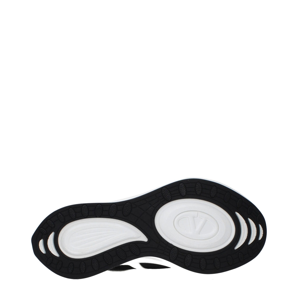 Blue Fabric Athletic Sneakers