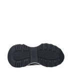 Black Fabric Athletic Sneakers