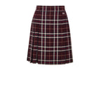 Bordeaux Wool Mini Skirt