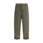 Bicolor Cotton Chino Pants
