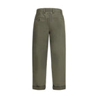 Bicolor Cotton Chino Pants