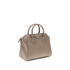 Gray Calf Leather Bos Taurus Handbag