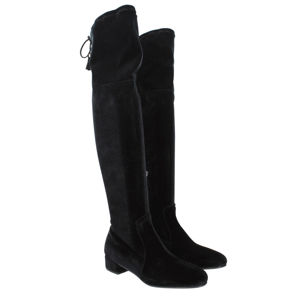 Black Velvet Over The Knee