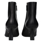 Black Leather Ankle Boots