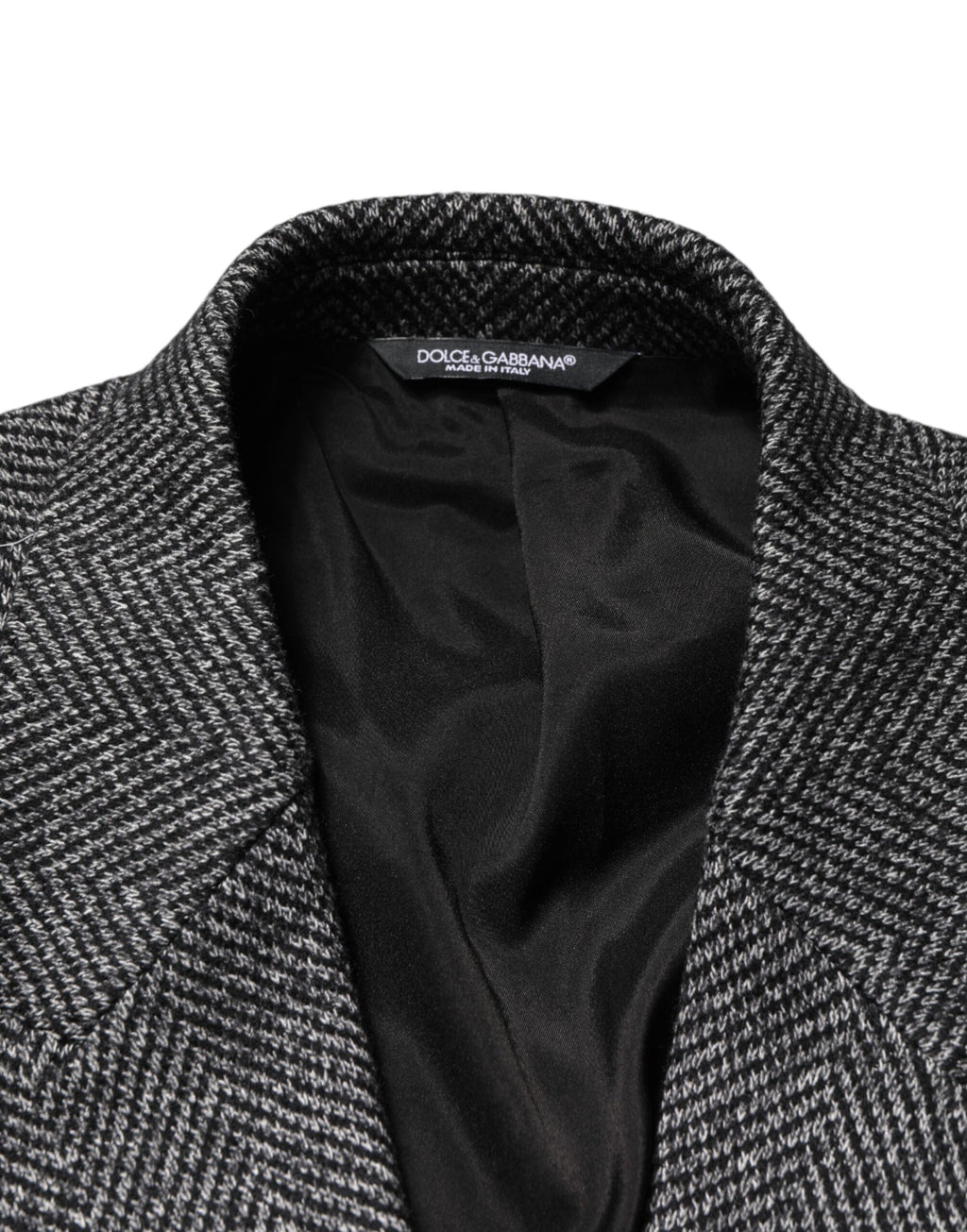 Gray Wool Blend Long Trench Coat Men Jacket