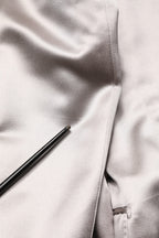 Silver SICILIA Single Breasted Jacket Blazer
