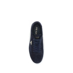 Blue Calf Leather Bos Taurus Sneakers