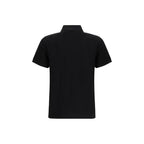 Black Cotton Polo Shirt