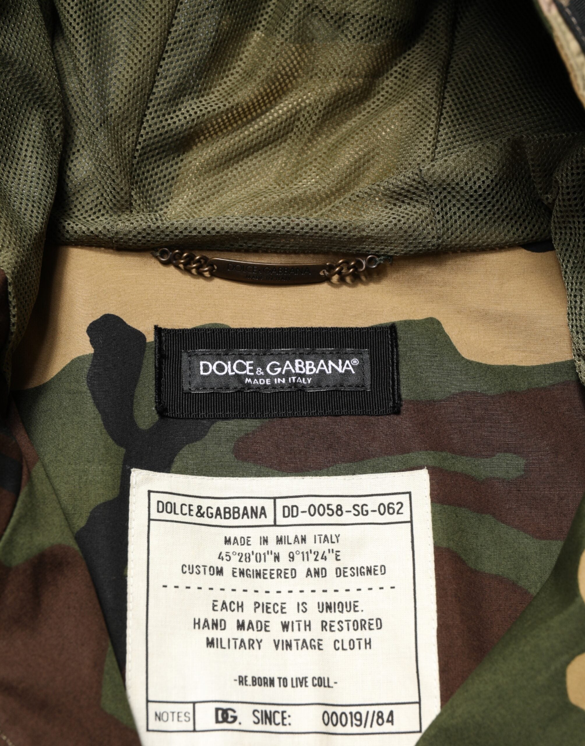 Multicolor Camouflage Hooded RainCoat Jacket