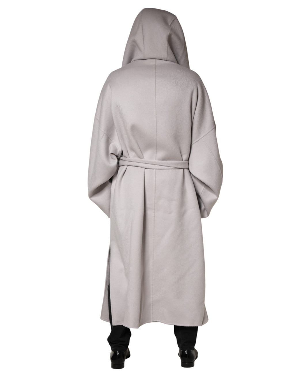 Off White Belted Long Trench Coat Men Jacket