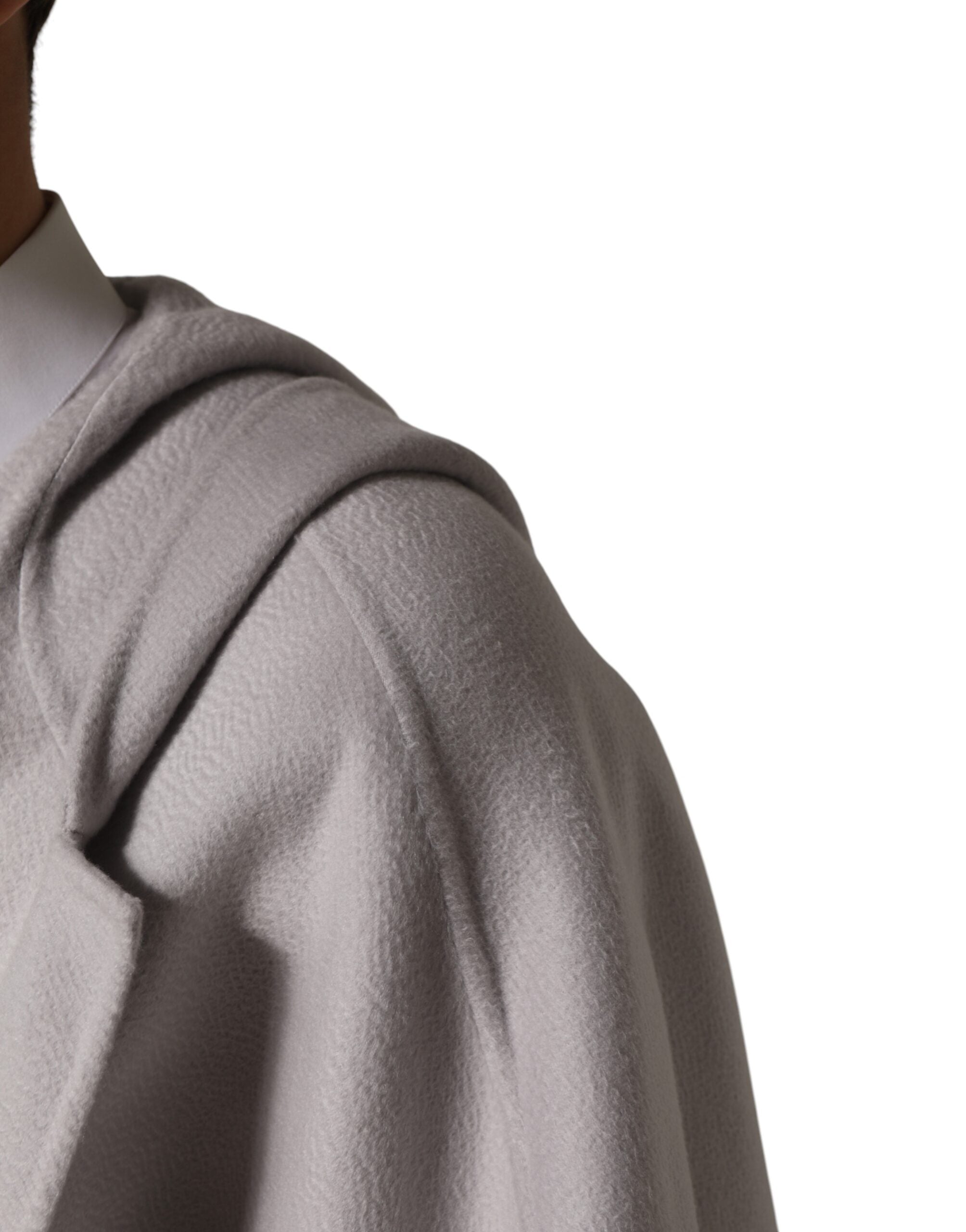 Off White Belted Long Trench Coat Men Jacket