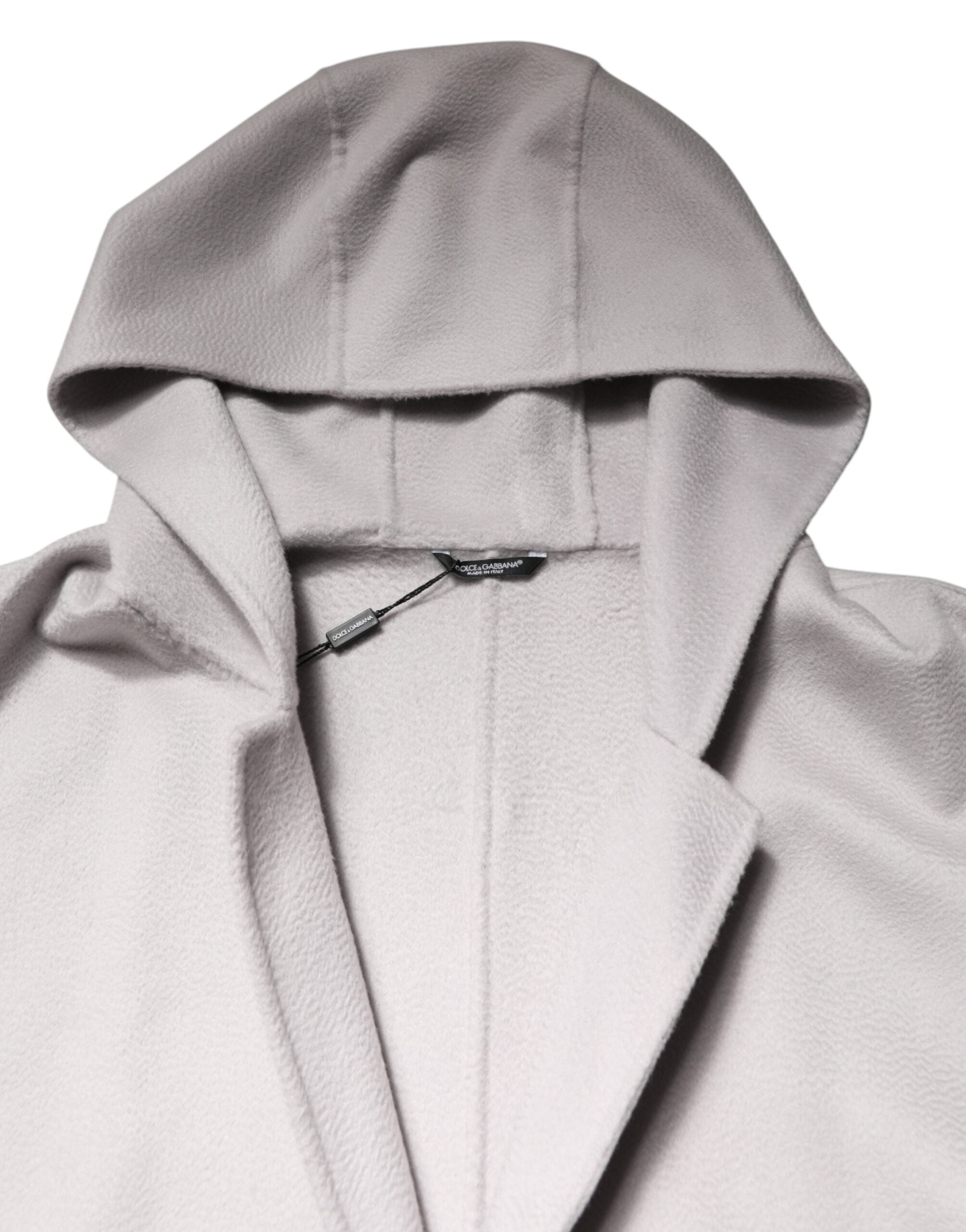 Off White Belted Long Trench Coat Men Jacket