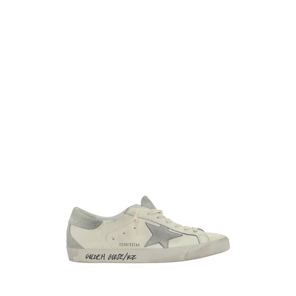 White Goatskin Sneakers