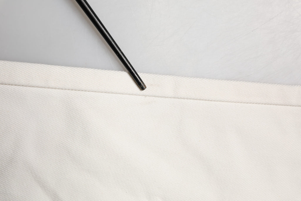 White Straight Bow Details Denim Casual Jeans