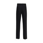 Black Fleece Wool Dress Pants