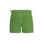 Bicolor Polyester Swim Shorts