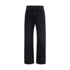 Black Cotton Jeans Denim