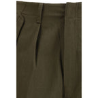 Bicolor Cashmere Cargo Pants
